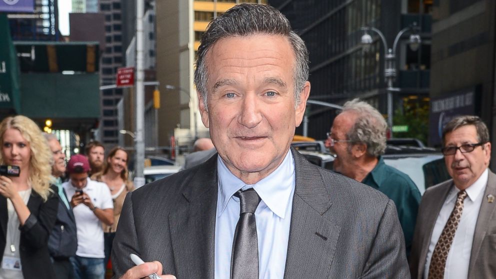 Actor Robin Williams is seen walking, Sept. 25, 2013, in New York.