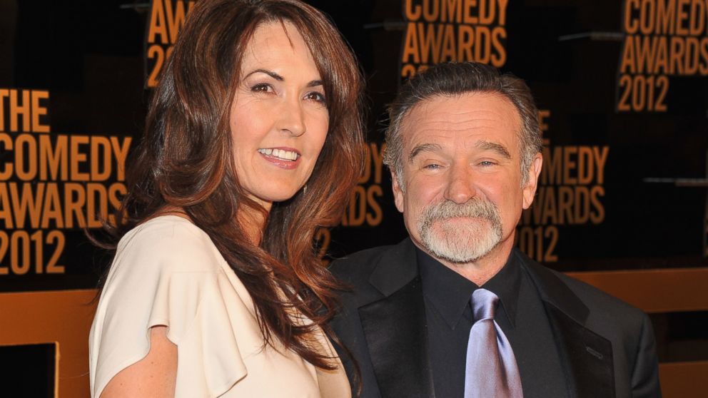 PHOTO:In this file photo, Susan Schneider and Robin Williams attend The Comedy Awards 2012, April 28, 2012 in New York. 