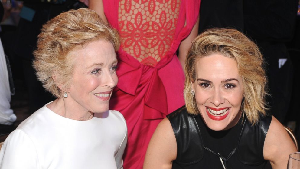 PHOTO: Actresses Holland Taylor (L) and Sarah Paulson attend the 5th Annual Critics' Choice Television Awards at The Beverly Hilton Hotel on May 31, 2015 in Beverly Hills, Calif.  
