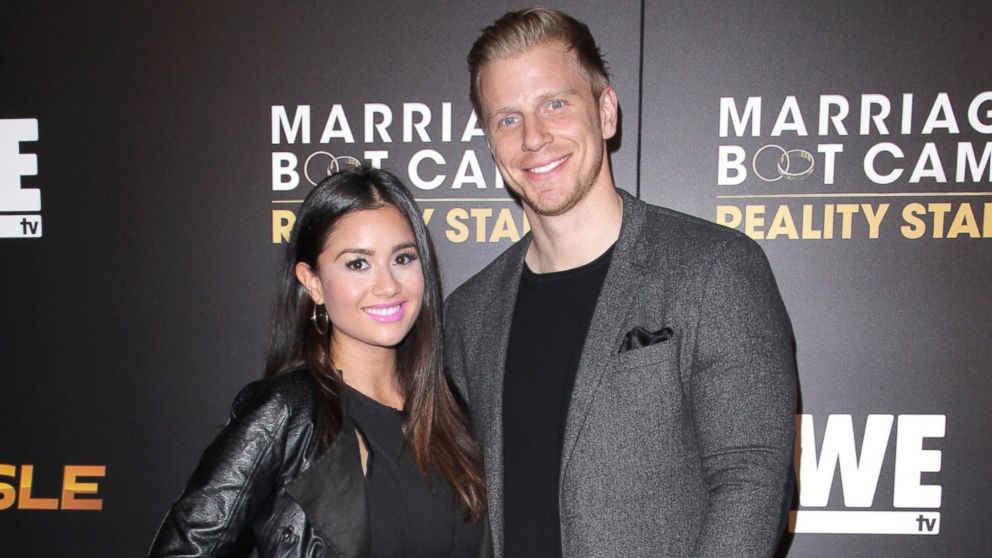 Catherine Giudici and Sean Lowe in Hollywood, Calif., Nov. 19, 2015.