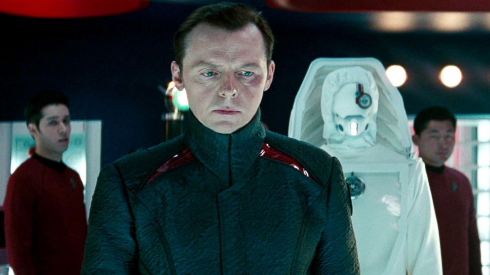 Simon Pegg as Montgomery "Scotty" Scott in the 2013 movie, "Star Trek: Into Darkness." 