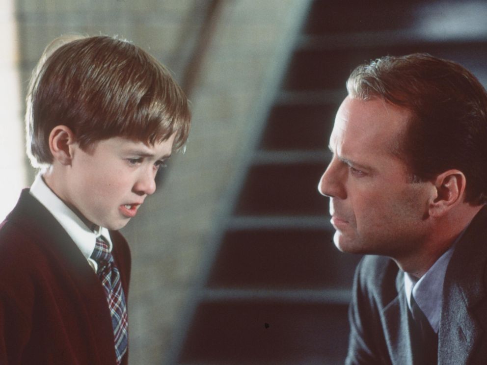 PHOTO: Bruce Willis stars as a child psychologist, Dr. Malcolm Crowe, and Haley Joel Osment (L) stars as Cole Sear who has a dark secret in "The Sixth Sense."