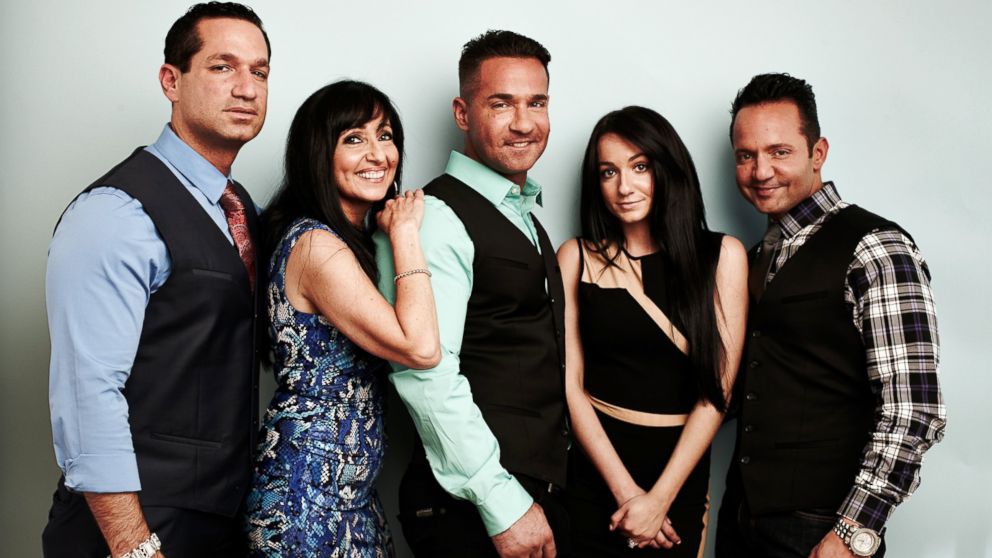 PHOTO: Mike 'The Situation' Sorrentino and his family during the 2014 Television Critics Association Summer Tour at The Beverly Hilton Hotel on July 8, 2014 in Beverly Hills, California.