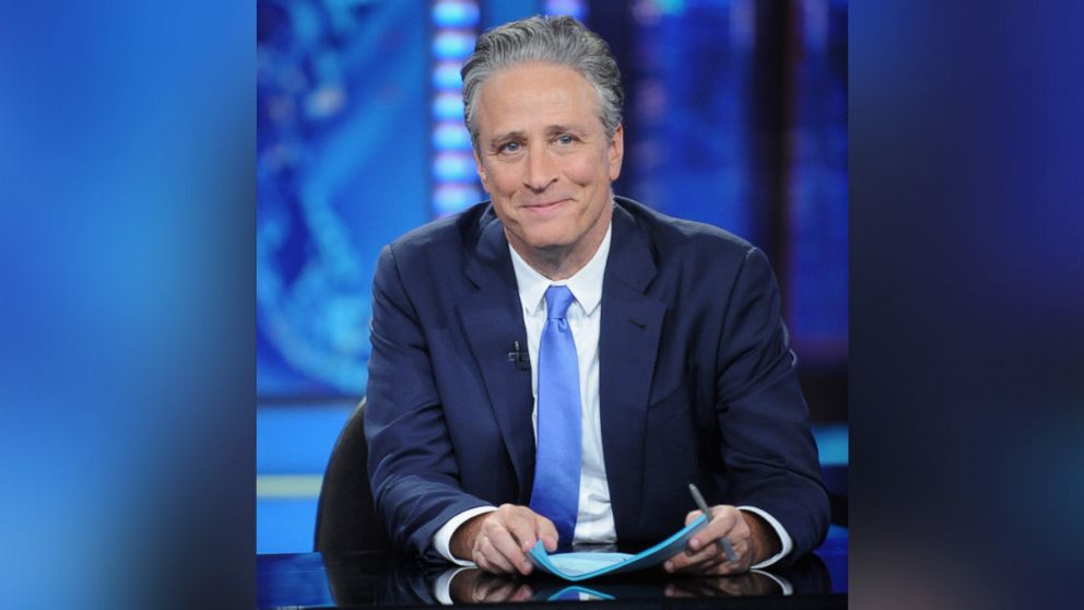Jon Stewart hosts 'The Daily Show with Jon Stewart' on Aug. 6, 2015 in New York City.