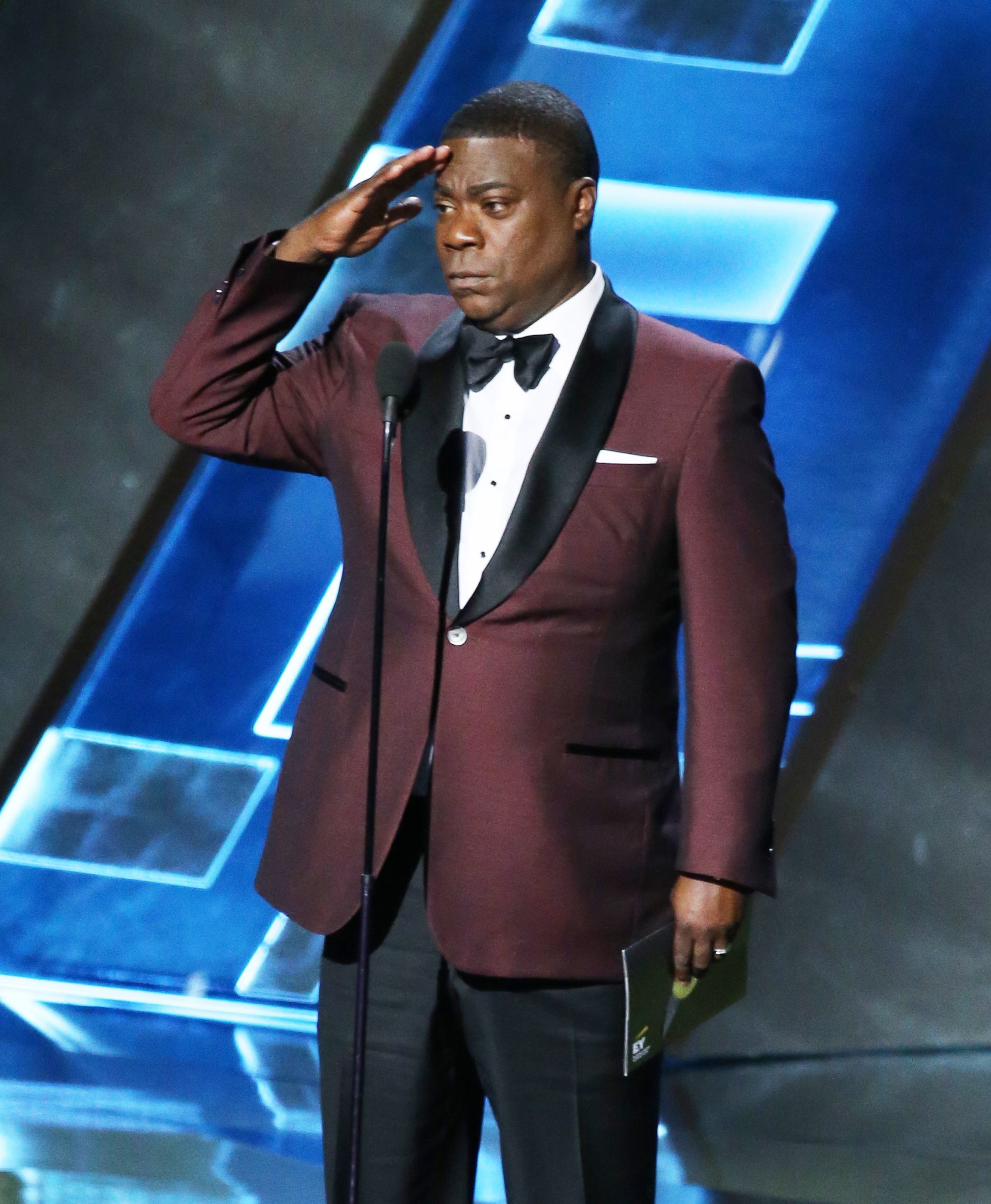 PHOTO: Tracy Morgan onstage during the 67th Annual Primetime Emmy Awards held at Microsoft Theater, Sept. 20, 2015, in Los Angeles.