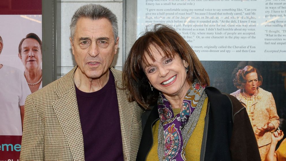 Tony Cacciotti and Valerie Harper attend the Broadway opening night for "Casa Valentina" at Samuel J. Friedman Theatre on April 23, 2014, in New York City. 