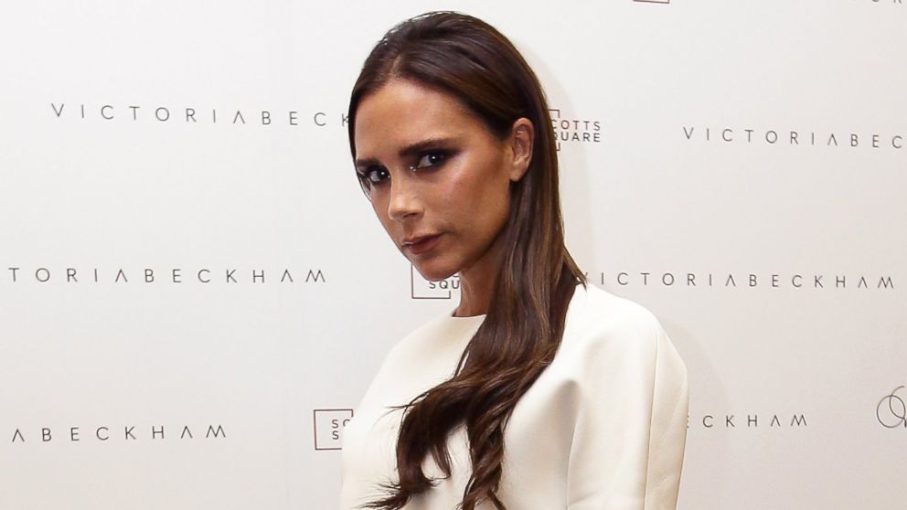 Victoria Beckham poses for a photo at On Pedder at Scotts Square on May 12, 2014 in Singapore. 