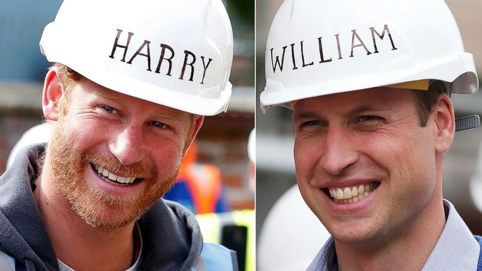 Prince William and Prince Harry visited Manchester, England, Sept.23, 2015, where they helped to renovate homes for ex-service personnel as part of the BBC television DIY SOS series.