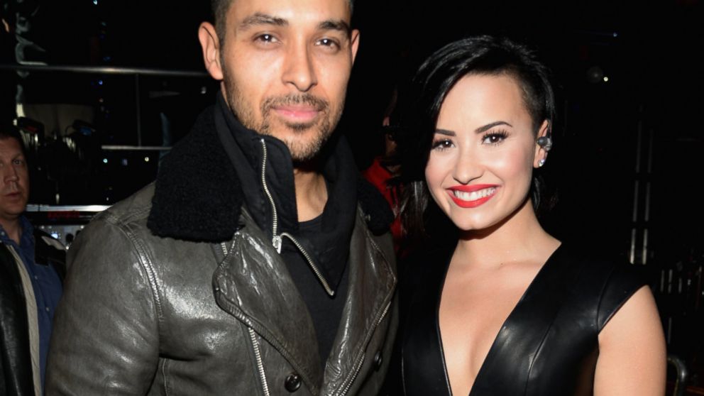 Actor Wilmer Valderrama and singer Demi Lovato attend KIIS FM's Jingle Ball 2014 powered by LINE at Staples Center, Dec. 5, 2014 in Los Angeles. 