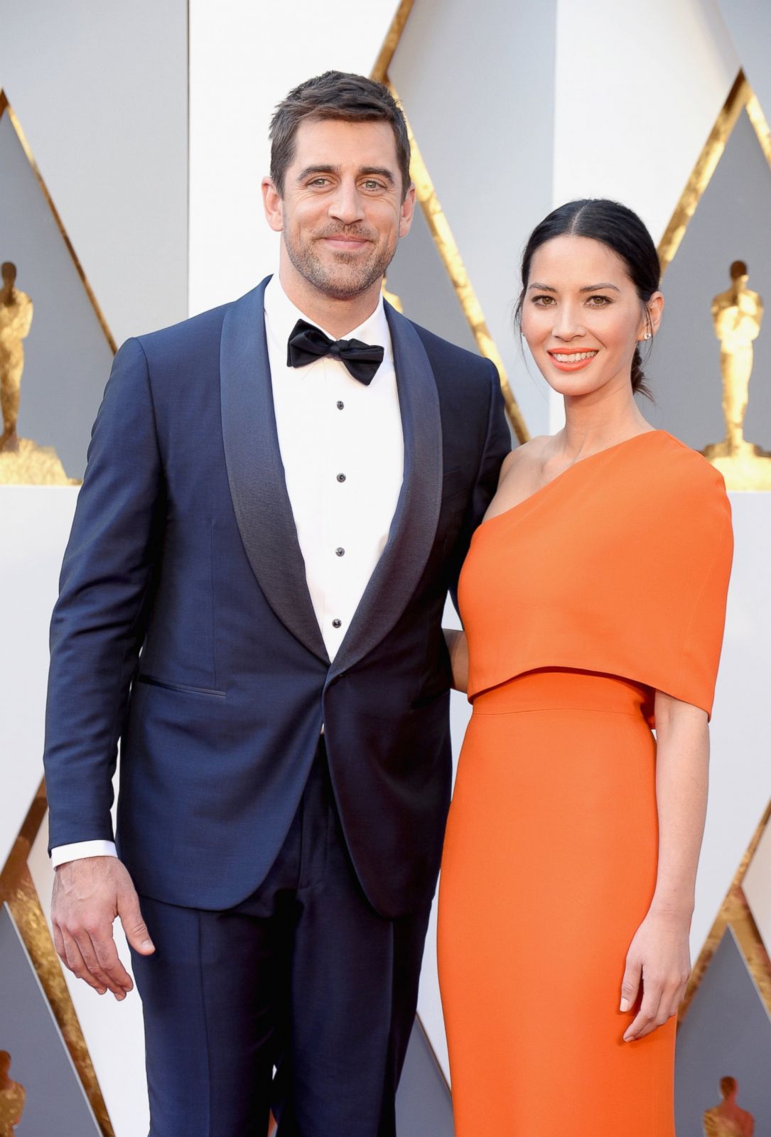 Olivia Munn And Aaron Rodgers Picture 88th Annual Academy Awards