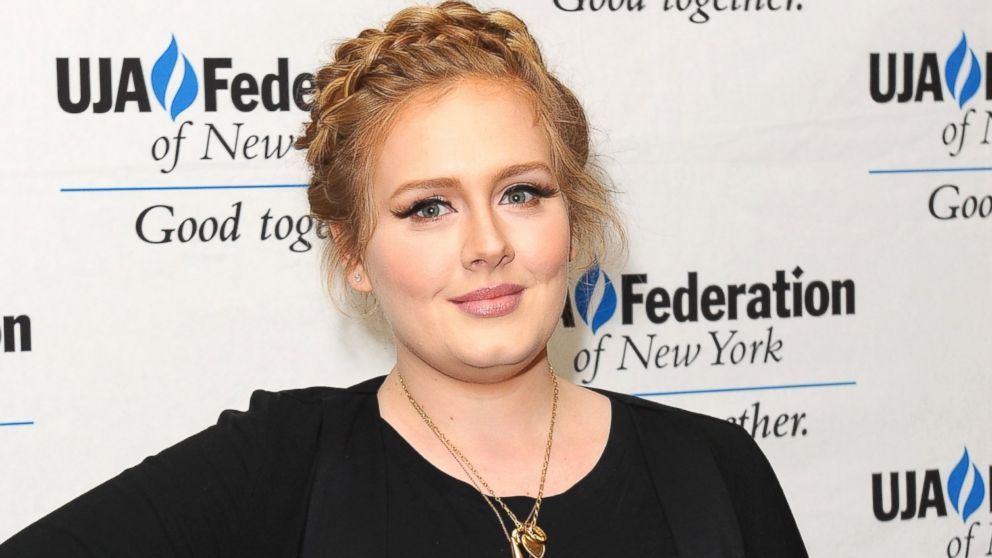 Adele attends the UJA-Federation Of New York Music Visionary Of The Year Award Luncheon at The Pierre Hotel, June 21, 2013, in New York City.