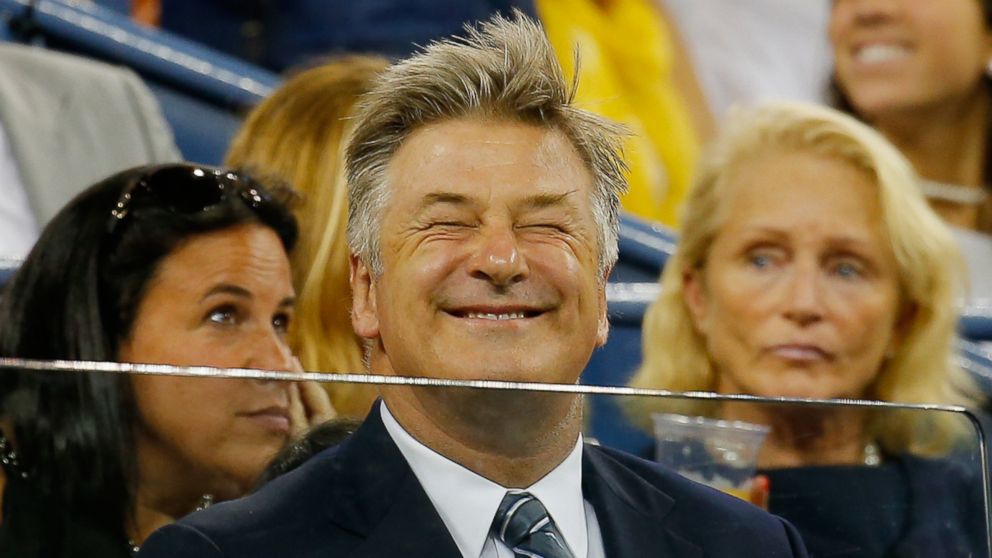 Alec Baldwin attends Day One of the 2014 US Open at the USTA Billie Jean King National Tennis Center in New York, Aug. 25, 2014. 