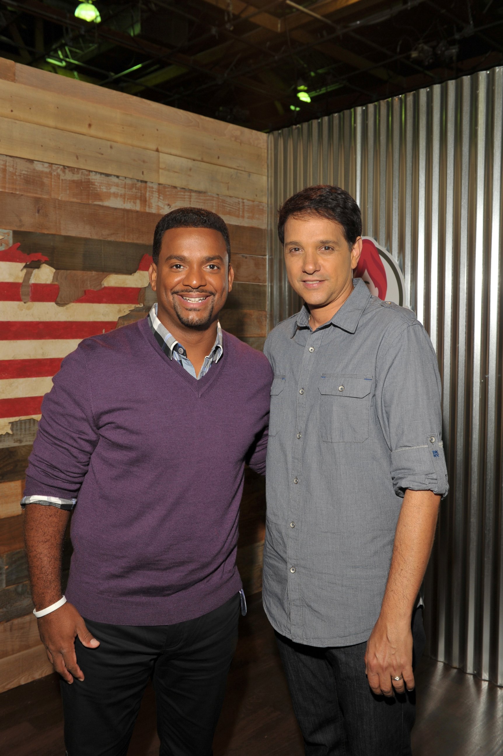 PHOTO: Actor and dancer Alfonso Ribeiro and actor and filmmaker Ralph Macchio unite for a common cause: to join Wendy's in the effort to spread the news that good BBQ is now available to everyone with Wendy's new BBQ Pulled Pork offerings.