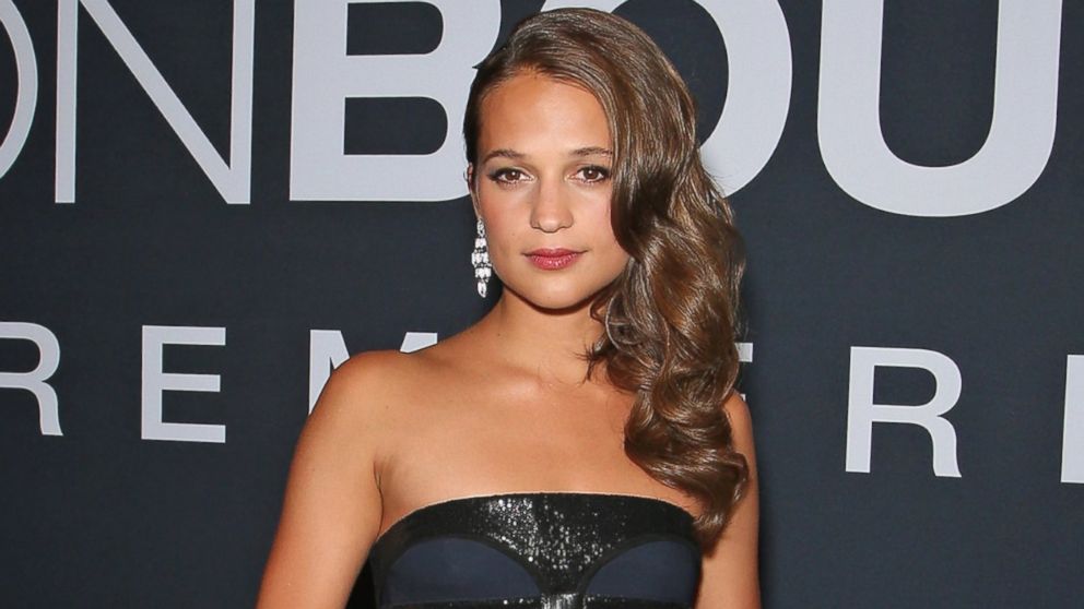 Alicia Vikander attends the premiere of Universal Pictures' "Jason Bourne" at The Colosseum at Caesars Palace, July 18, 2016 in Las Vegas. 