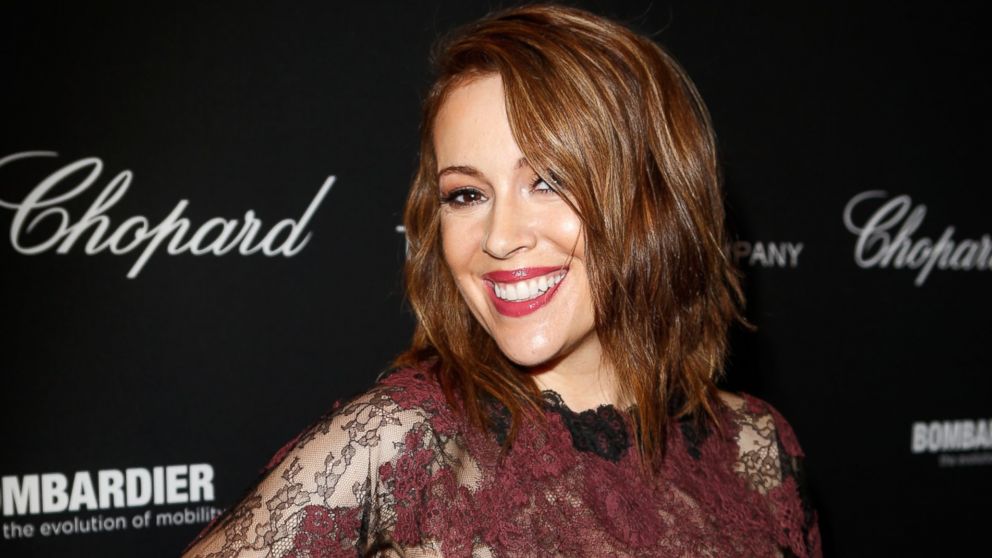 PHOTO: Actress Alyssa Milano attends The Weinstein Company's Academy Award party hosted by Chopard and DeLeon Tequila at Montage Beverly Hills, March 1, 2014, in Beverly Hills, Calif. 