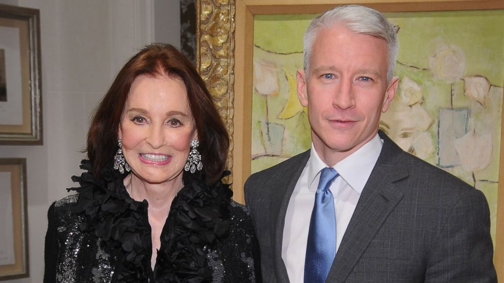 Gloria Vanderbilt, left, and Anderson Cooper, right, are pictured on Nov. 4, 2010 in New York City.