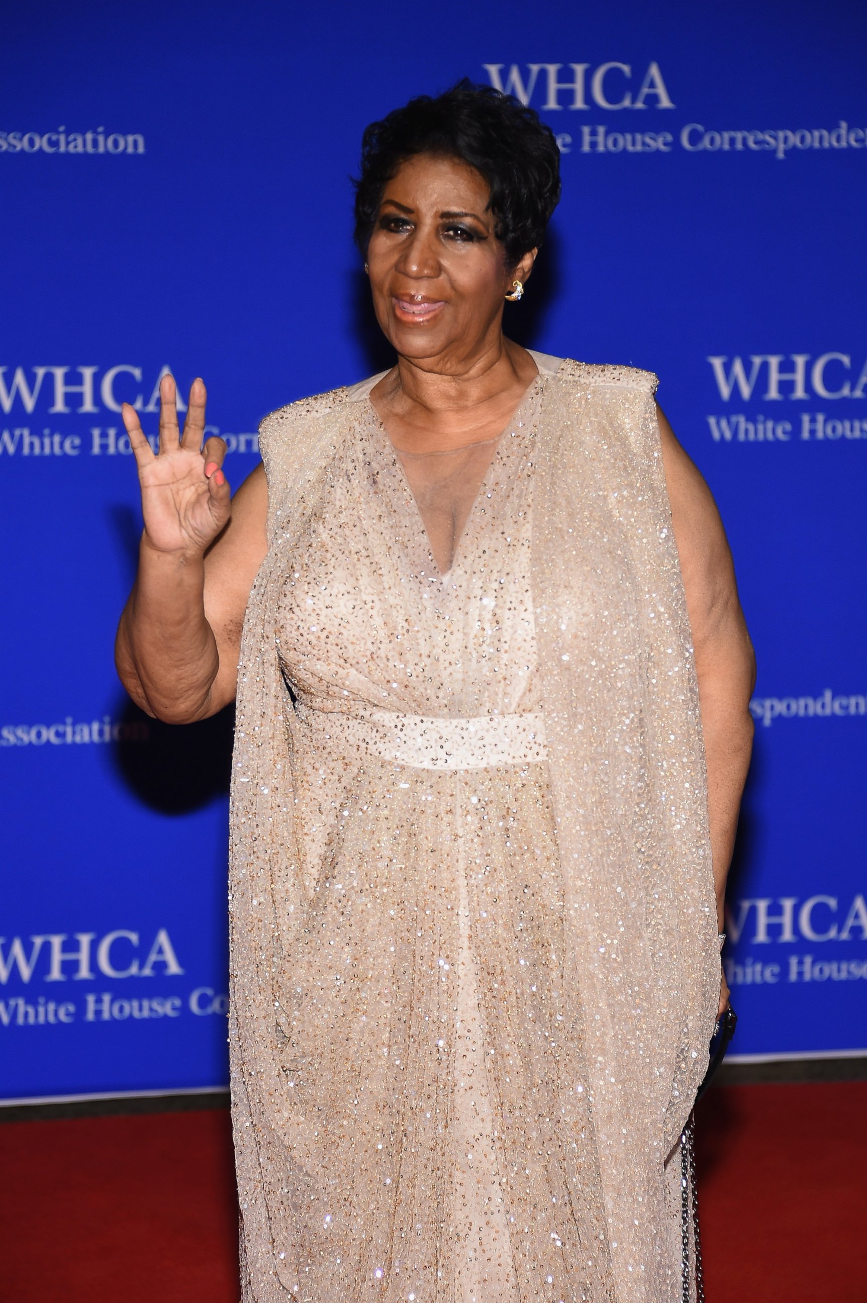 PHOTO: Aretha Franklin attends the 102nd White House Correspondents' Association Dinner  on April 30, 2016 in Washington. 