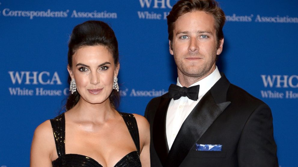 Elizabeth Chambers and Armie Hammer attend the 100th Annual White House Correspondents' Association Dinner at the Washington Hilton, May 3, 2014 in Washington.