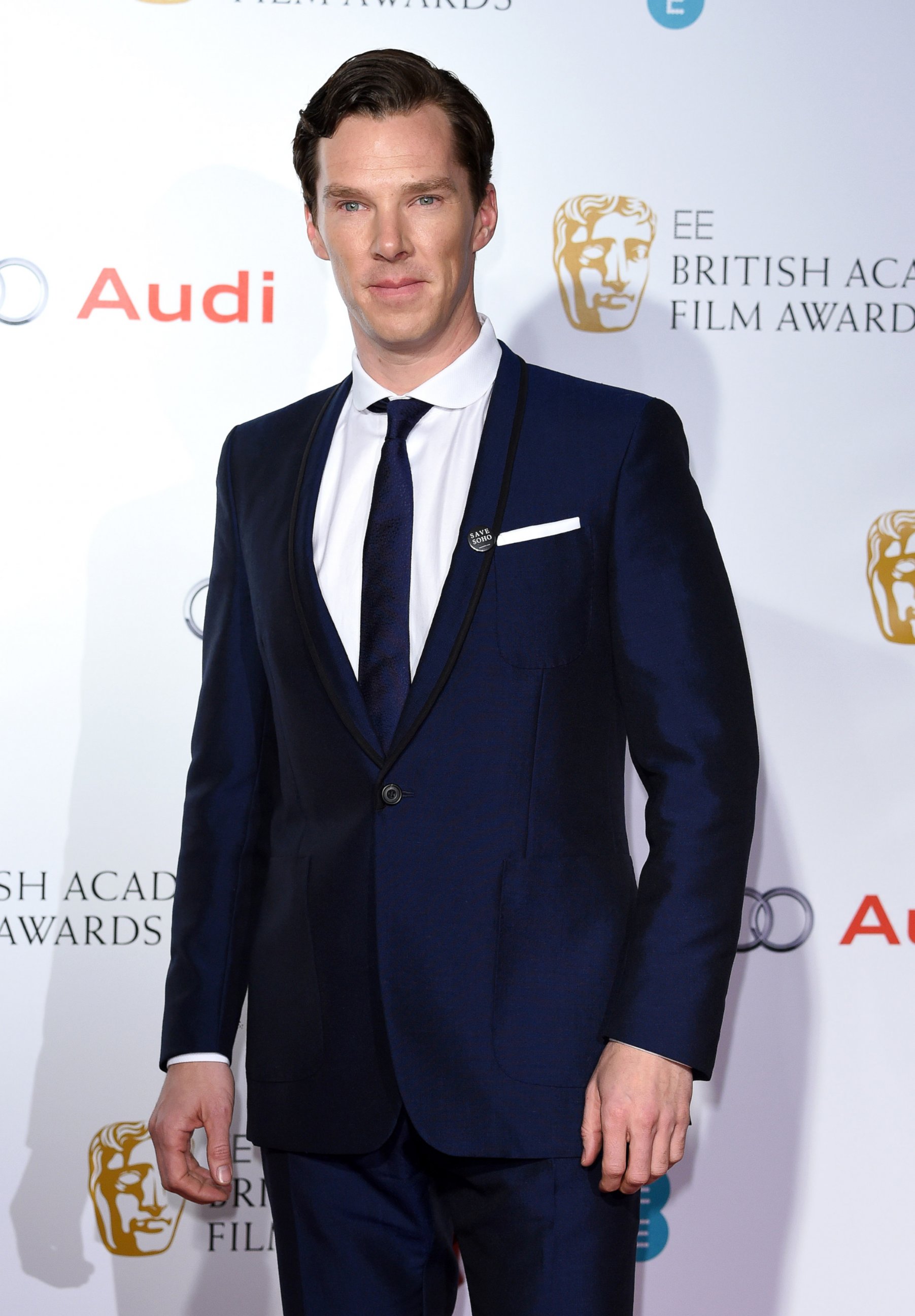 PHOTO: Benedict Cumberbatch attends the EE British Academy Awards nominees party at Kensington Palace on Feb. 7, 2015 in London.