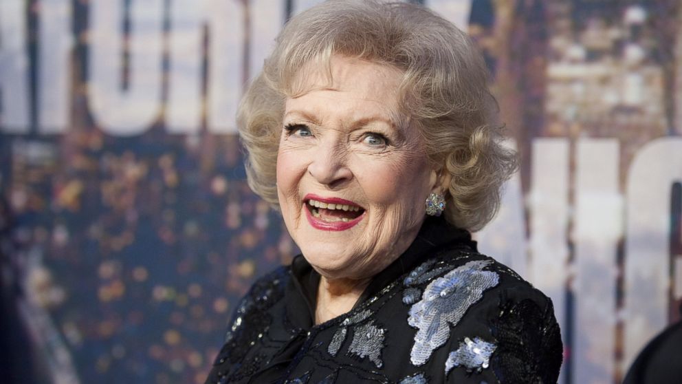 Betty White attends the SNL 40th Anniversary Celebration at Rockefeller Plaz, Feb. 15, 2015, in New York City.