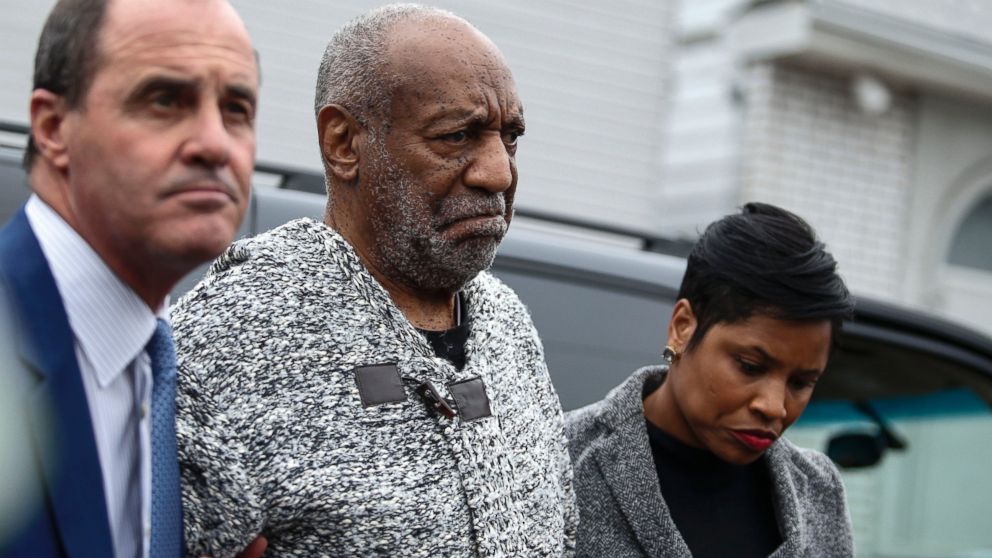 Bill Cosby arrives Dec. 30, 2015 at the courthouse in Elkins Park, Pa., to face charges of aggravated indecent assault. 