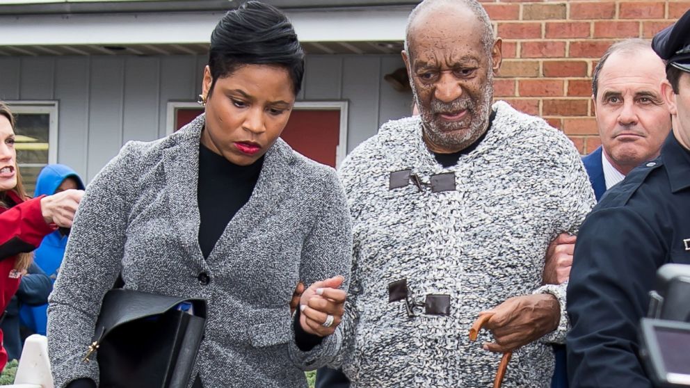 Bill Cosby is seen leaving the District Court in Elkins Park, Pa., Dec. 30, 2015.  