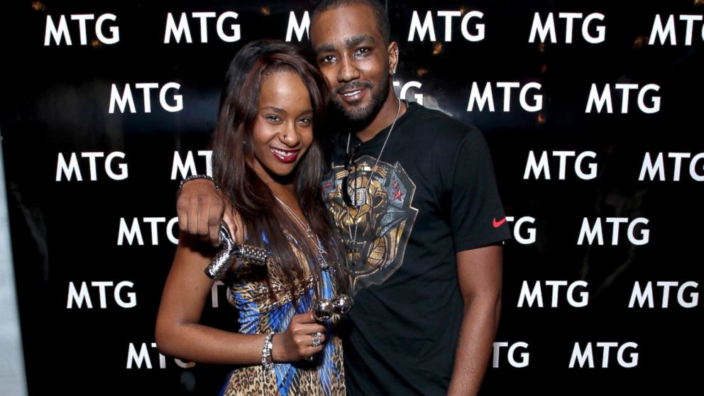 Bobbi Kristina Brown and Nick Gordon attend the GRAMMY Gift Lounge during the 56th Grammy Awards at Staples Center in Los Angeles, Jan. 25, 2014.