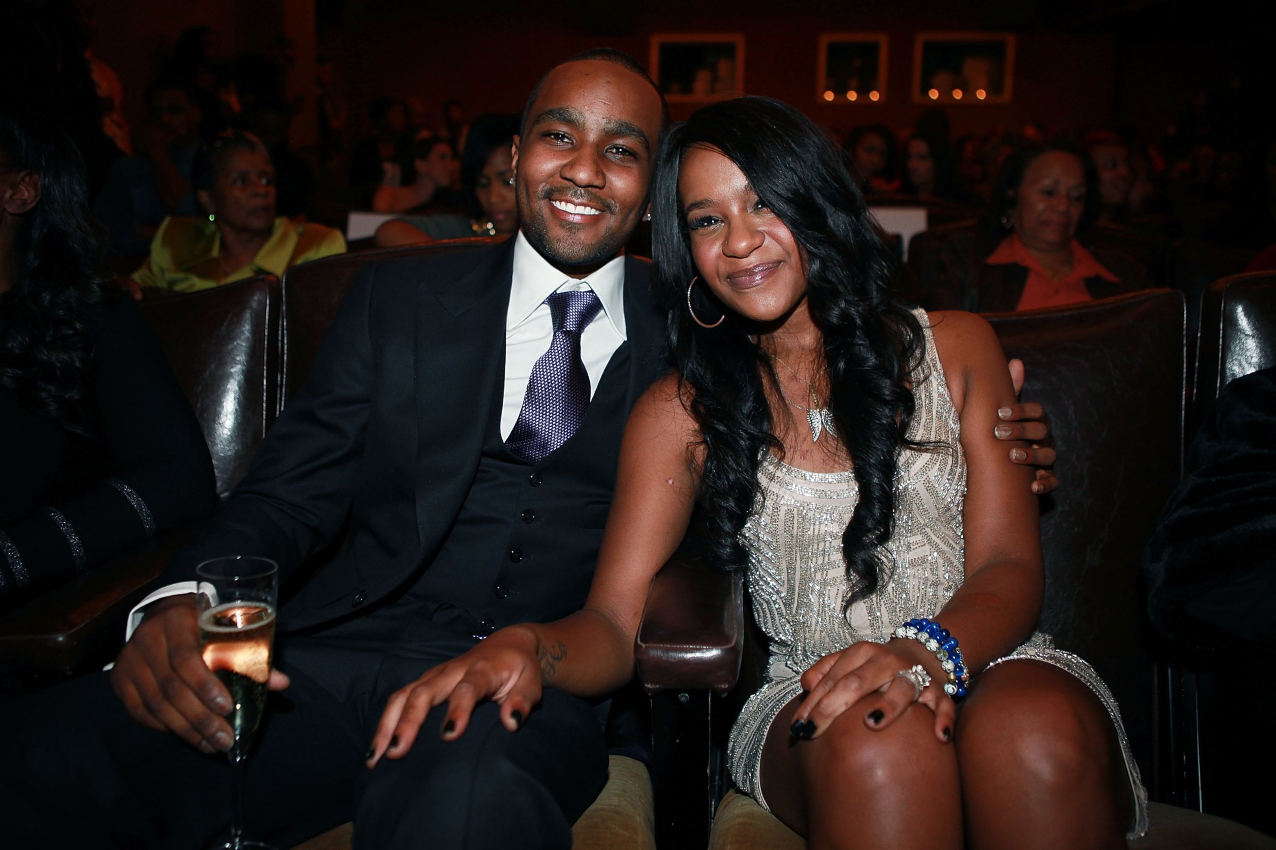 PHOTO: In this file photo, Nick Gordon, left, and Bobbi Kristina Brown, right, attend "The Houstons: On Our Own" series premiere party on Oct. 22, 2012 in New York City. 