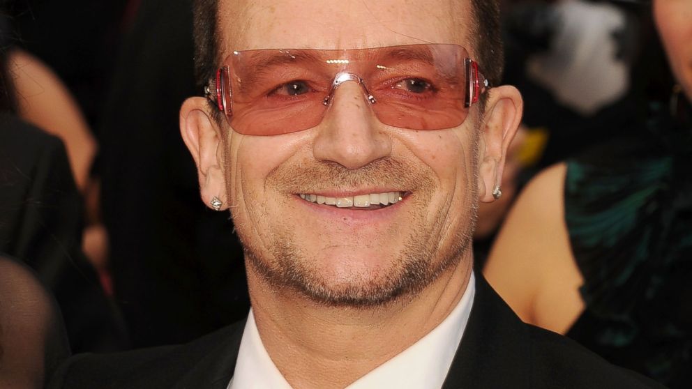 Bono is pictured on March 2, 2014 in Hollywood, Calif. 