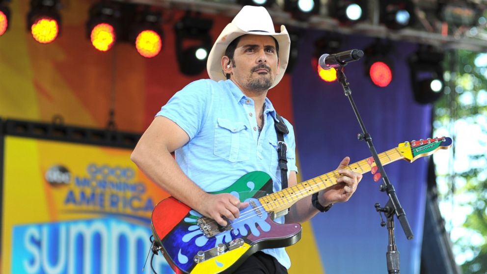 Brad Paisley performs live from Central park in New York City as part of the Summer Concert Series on "Good Morning America," June 24, 2016. 