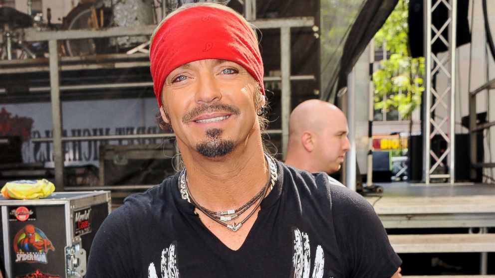 Bret Michaels poses for a photo backstage after performing on "FOX & Friends" All American Concert Series, July 18, 2014, in New York.