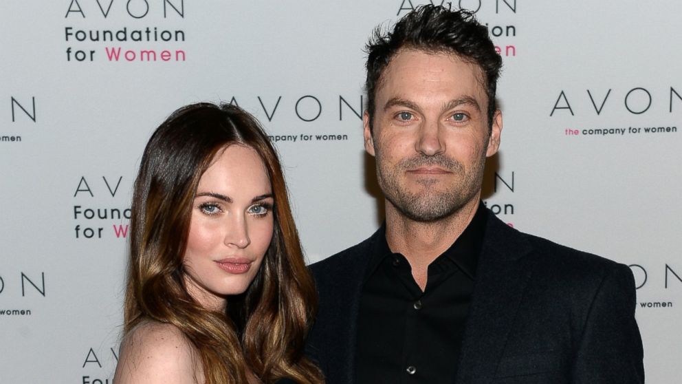 Megan Fox and Brian Austin Green at The Morgan Library & Museum in New York at the Avon Foundation launch of its #SeeTheSigns of Domestic Violence global social media campaign, Nov. 21, 2013.