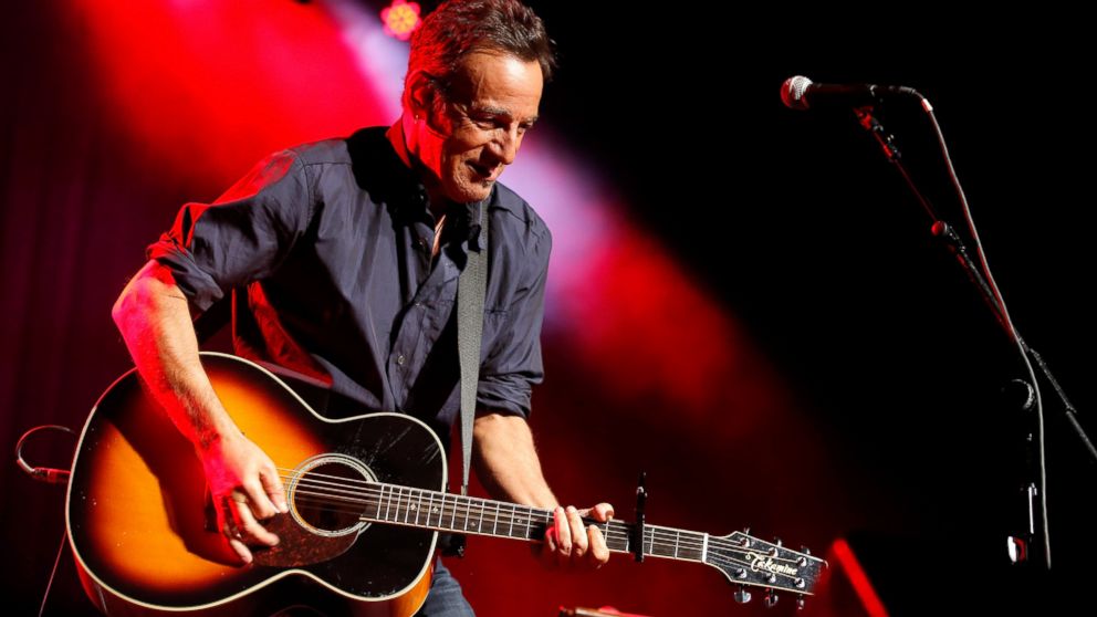 Bruce Springsteen performs at the 7th annual "Stand Up For Heroes" event at Madison Square Garden, Nov. 6, 2013 in New York.