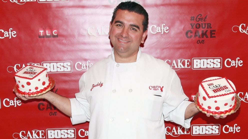 Chef Buddy Valastro attends a breakfast marking the opening of the Cake Boss Cafe at Discovery Times Square, May 1, 2013, in New York.