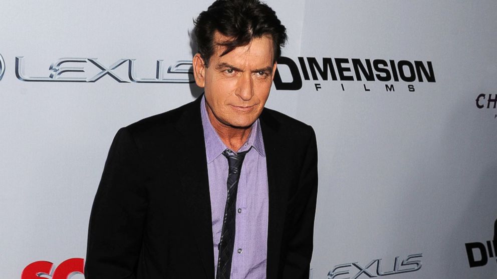PHOTO: Charlie Sheen arrives at the 'Scary Movie V' Los Angeles premiere at ArcLight Cinemas on April 11, 2013 in Hollywood, Calif.