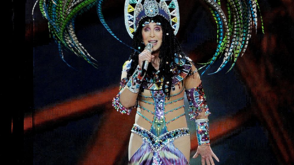Singer Cher performs onstage during the "Dressed 2 Kill" tour at Staples Center, July 7, 2014, in Los Angeles.