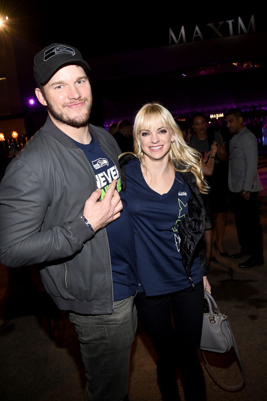 Chris Pratt and Anna Faris Show Their Love for the Seahawks Picture ...