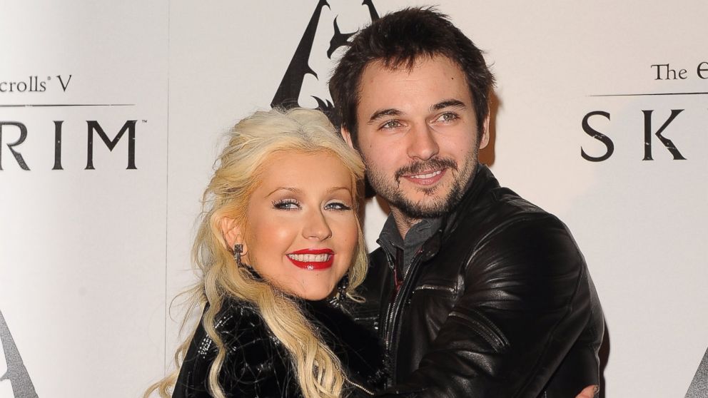 PHOTO: Singer Christina Aguilera and Matt Rutler arrive at the official launch party for The Elder Scrolls V: Skyrim in this Nov. 8, 2011, file photo. 