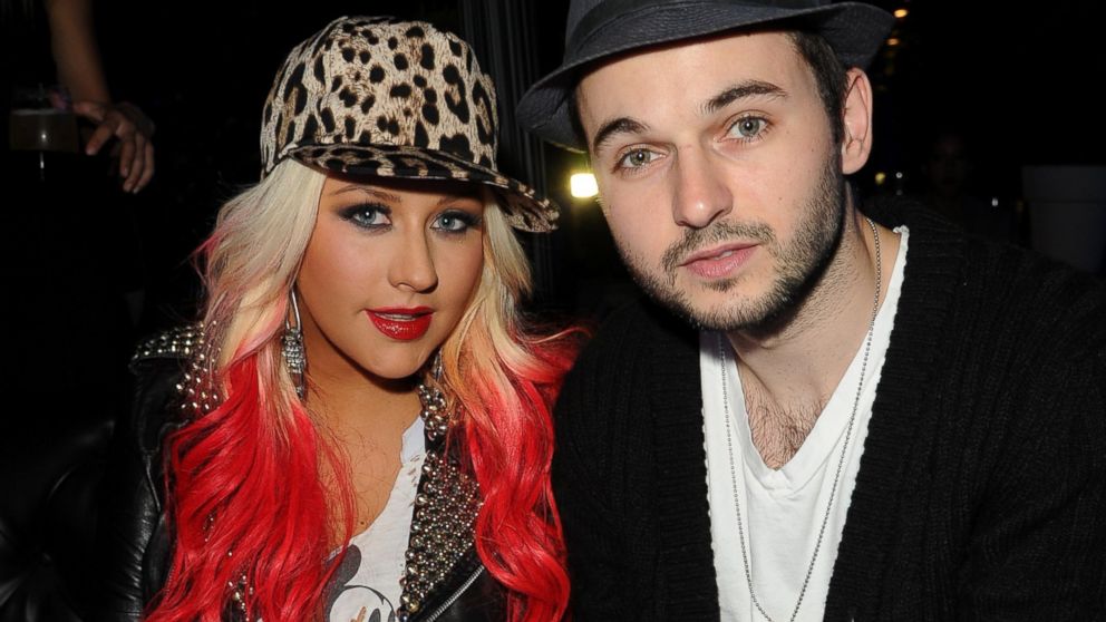 Christina Aguilera and Matt Rutler attend the Samsung Galaxy Note II Beverly Hills Launch Party in Los Angeles, Oct 25, 2012.
