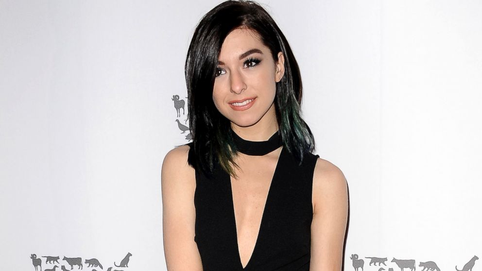 Christina Grimmie attends The Humane Society of The United States' To The Rescue gala at Paramount Studios, May 7, 2016, in Hollywood, Calif.