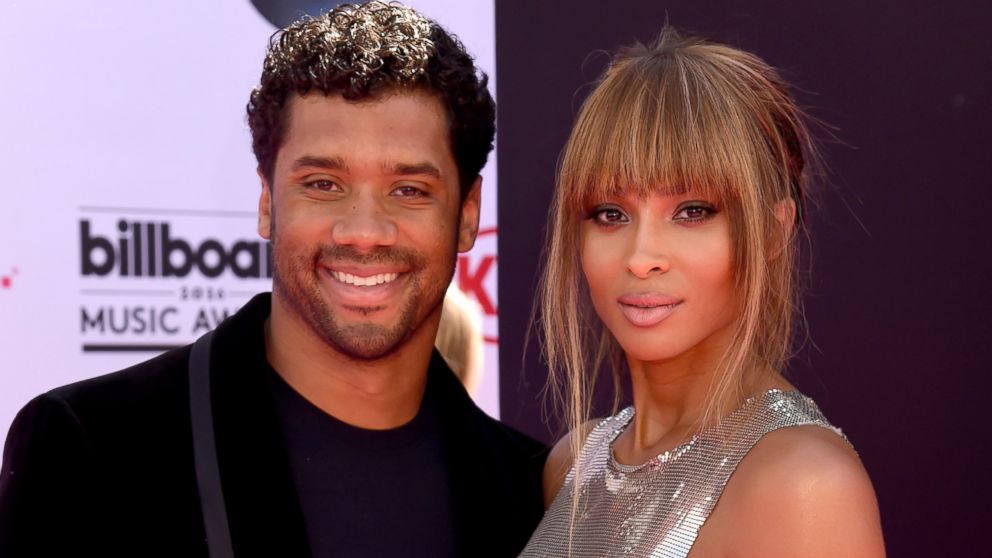 NFL player Russell Wilson and singer Ciara attend the 2016 Billboard Music Awards at T-Mobile Arena, May 22, 2016 in Las Vegas. 