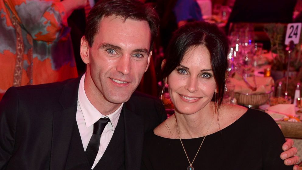 Courteney Cox and boyfriend Johnny McDaid attend an Evening of Environmental Excellence presented by The UCLA Institute Of The Environment And Sustainability on March 21, 2014 in Los Angeles, March 21, 2014.