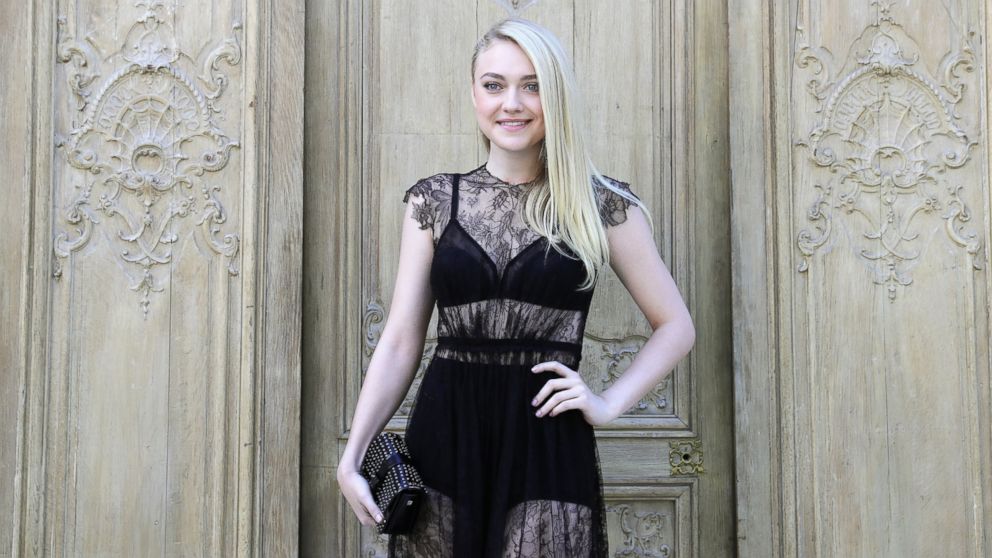 Dakota Fanning attends the Valentino show as part of the Paris Fashion Week,  Oct. 2, 2016, in Paris, France.