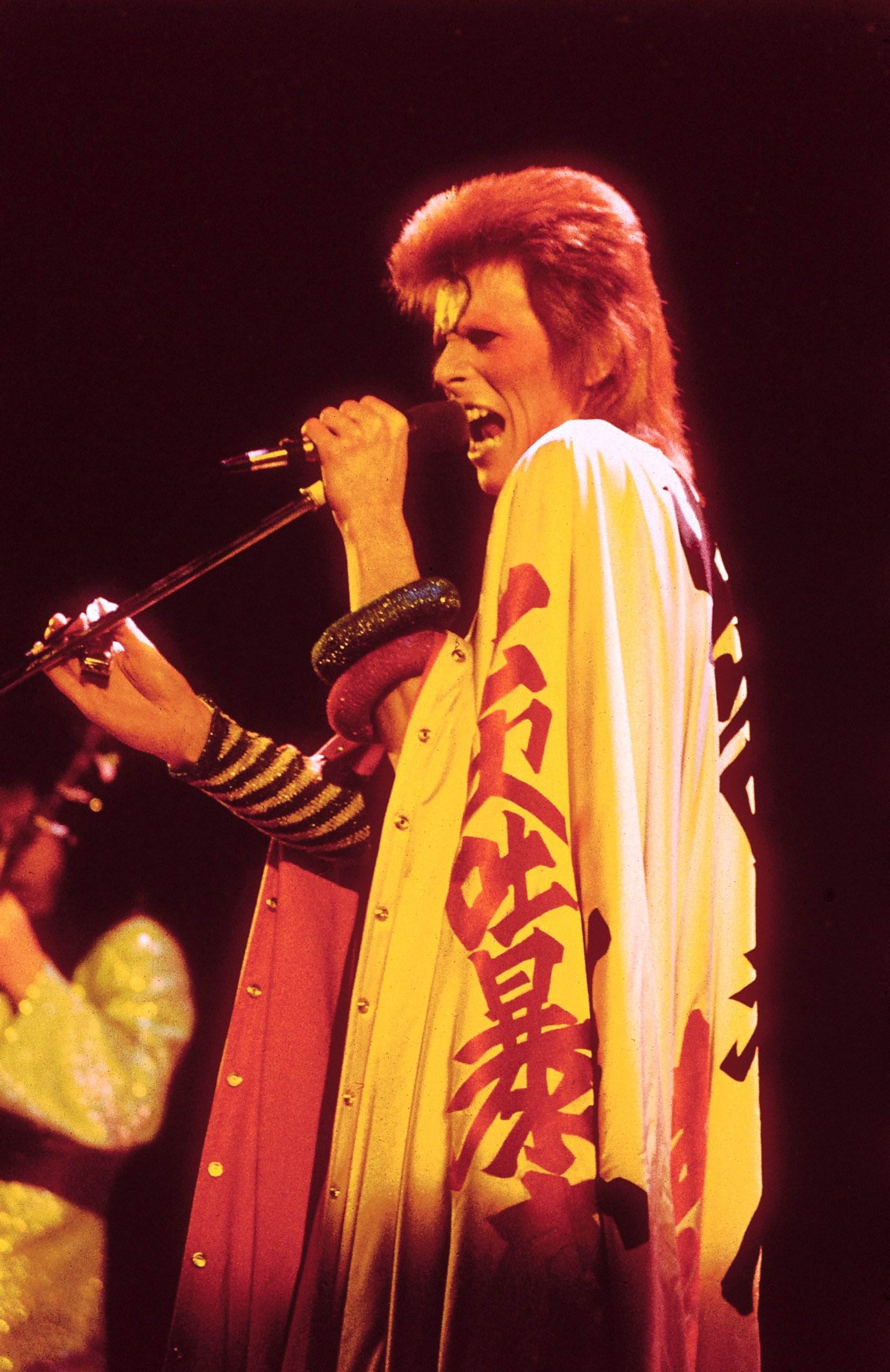 PHOTO: David Bowie performing live onstage at final Ziggy Stardust concert, July 3, 1973 in London. 