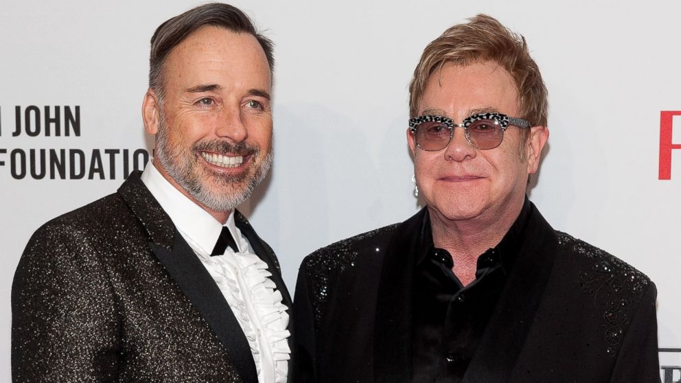 Elton John And David Furnish Are Married Abc News