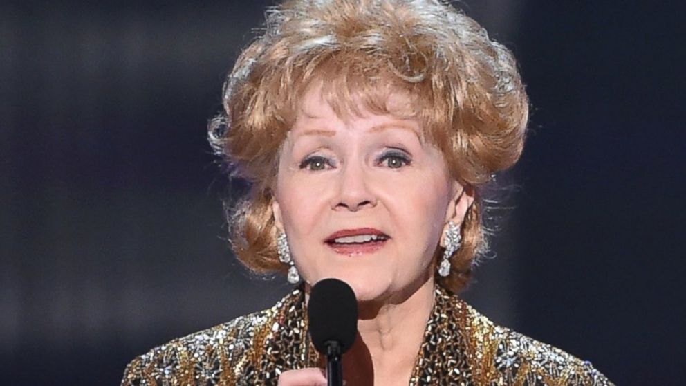 Honoree Debbie Reynolds accepts an award onstage at TNT's 21st Annual Screen Actors Guild Awards at The Shrine Auditorium on Jan. 25, 2015 in Los Angeles.