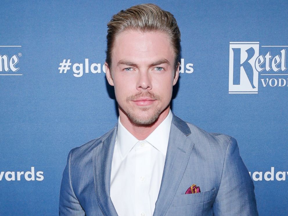 PHOTO: Derek Hough attends the 27th Annual GLAAD Media Awards hosted by Ketel One Vodka at the Beverly Hilton, April 2, 2016 in Beverly Hills, Calif.