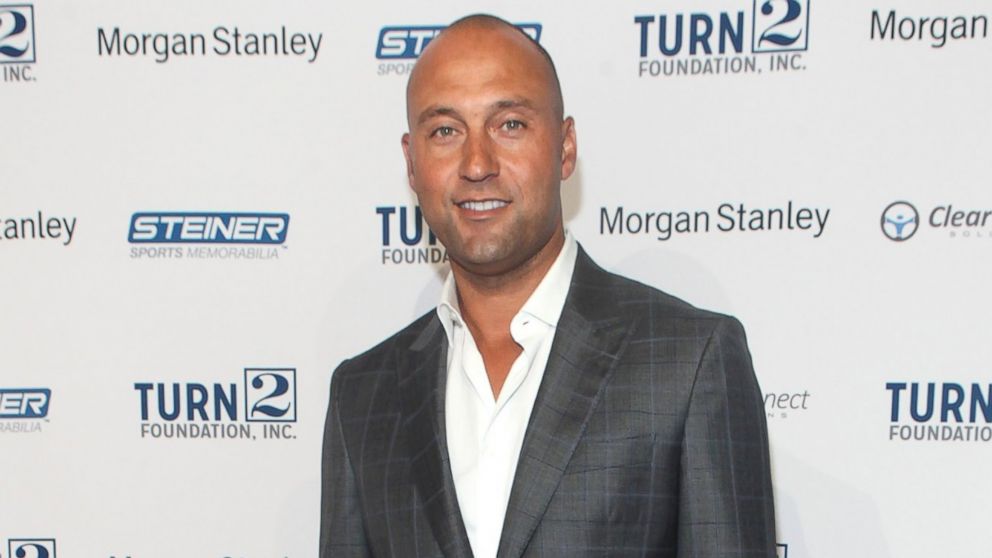 Derek Jeter attends 19th Annual Turn 2 Foundation Dinner at Cipriani Wall Street, Oct. 14, 2015 in New York City.  