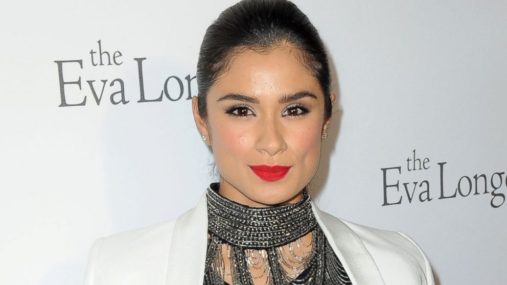 Diane Guerrero arrives at the Eva Longoria Foundation Dinner at Beso, Oct. 9, 2014, in Hollywood, Calif. 
