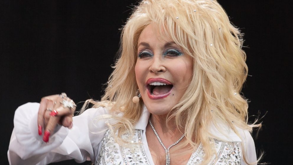 Dolly Parton performs on the main Pyramid Stage at the Glastonbury Festival on June 29, 2014 in Glastonbury, England. 